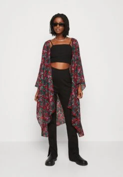 Even&Odd FLORAL - Leichte Jacke - Red -Even&Odd 76213ba0d8014fbe9c50ffa0b62ff859