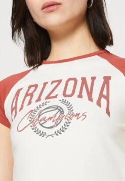 Even&Odd T-Shirt Print - White/red -Even&Odd 7fb9c9291b20486fafc96fdc8d32e4c3