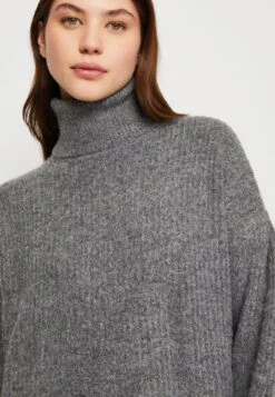 Even&Odd Strickkleid - Dark Grey -Even&Odd 85cad3ca581a42c4af9a255bb8cfa694