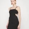 Even&Odd STRAPPY OPEN WAIST BODYCON MINI DRESS (EO-SS23-C130-SP) / 802 - BLACK - Jerseykleid - Black