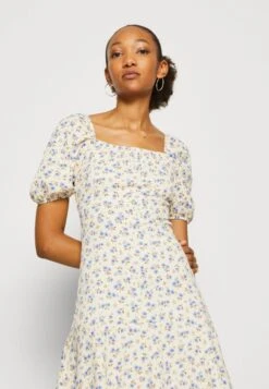 Even&Odd Freizeitkleid - Beige/blue/multi-coloured -Even&Odd 98388034322b4d748731f76ab5e2e6a1