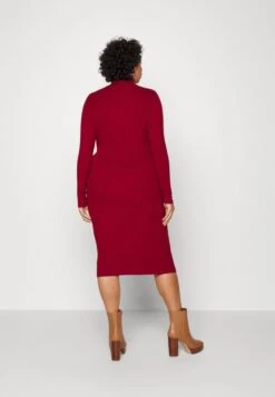 Strickkleid - Bordeaux -Even&Odd 9db535f59bcd4428a38701c115abbba6