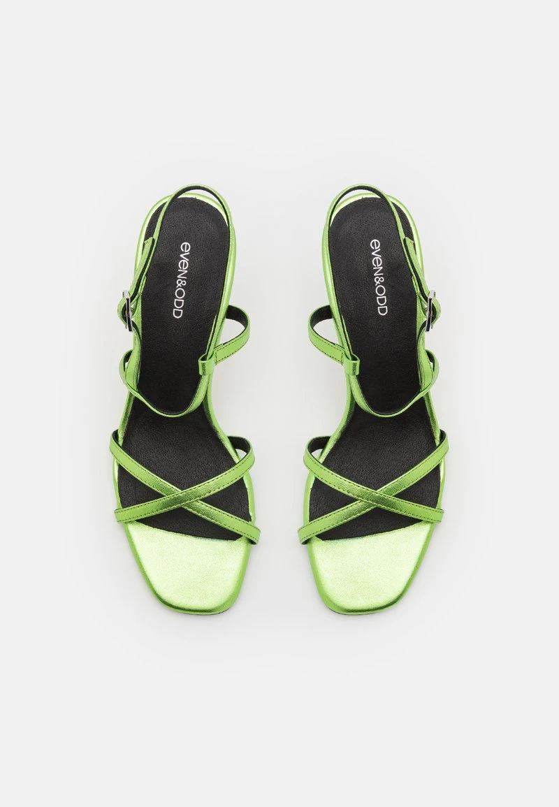 Even&Odd LEATHER - High Heel Sandalette - Green 6 Even&Odd LEATHER - High Heel Sandalette - Green – Bild 6
