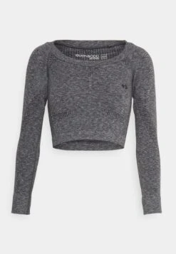 SEAMLESS CROPPED LONGSLEEVE - Langarmshirt - Black 9 SEAMLESS CROPPED LONGSLEEVE - Langarmshirt - Black -Even&Odd c26c793dde0643688894badc0a11629d