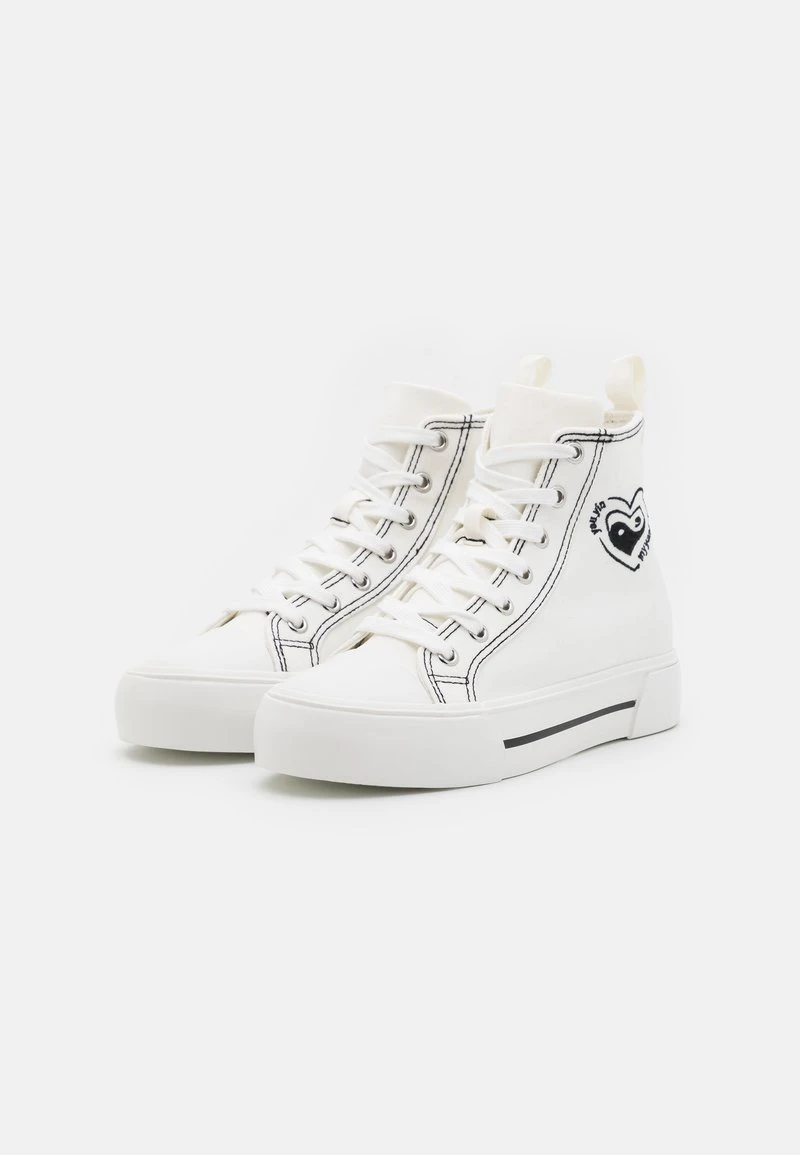 Even&Odd LOVE - Sneaker High - White/black 3 Even&Odd LOVE - Sneaker High - White/black – Bild 3