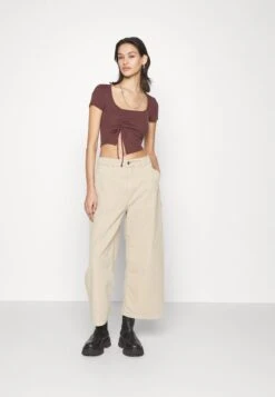 Even&Odd T-Shirt Print - Brown -Even&Odd fdef83a1c6d945fc9601d4e5d6e56ad4